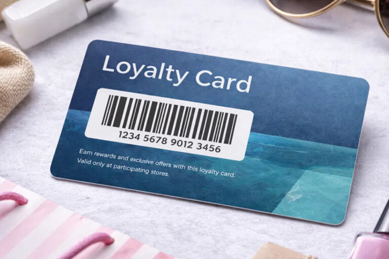 Carte de fidélité pour achat en boutique